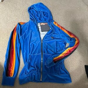Aviator Nation velvet zip up